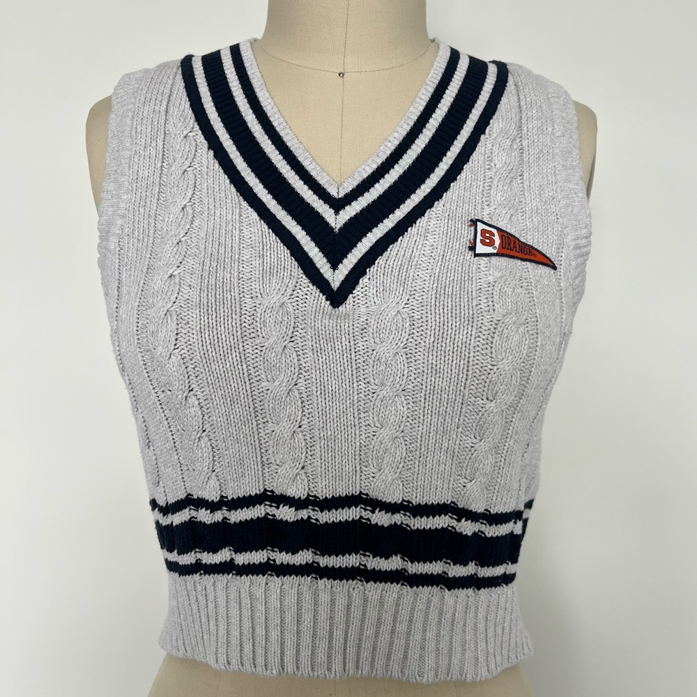 Uscape Syracuse Cable Knit V-Neck Sweater Vest